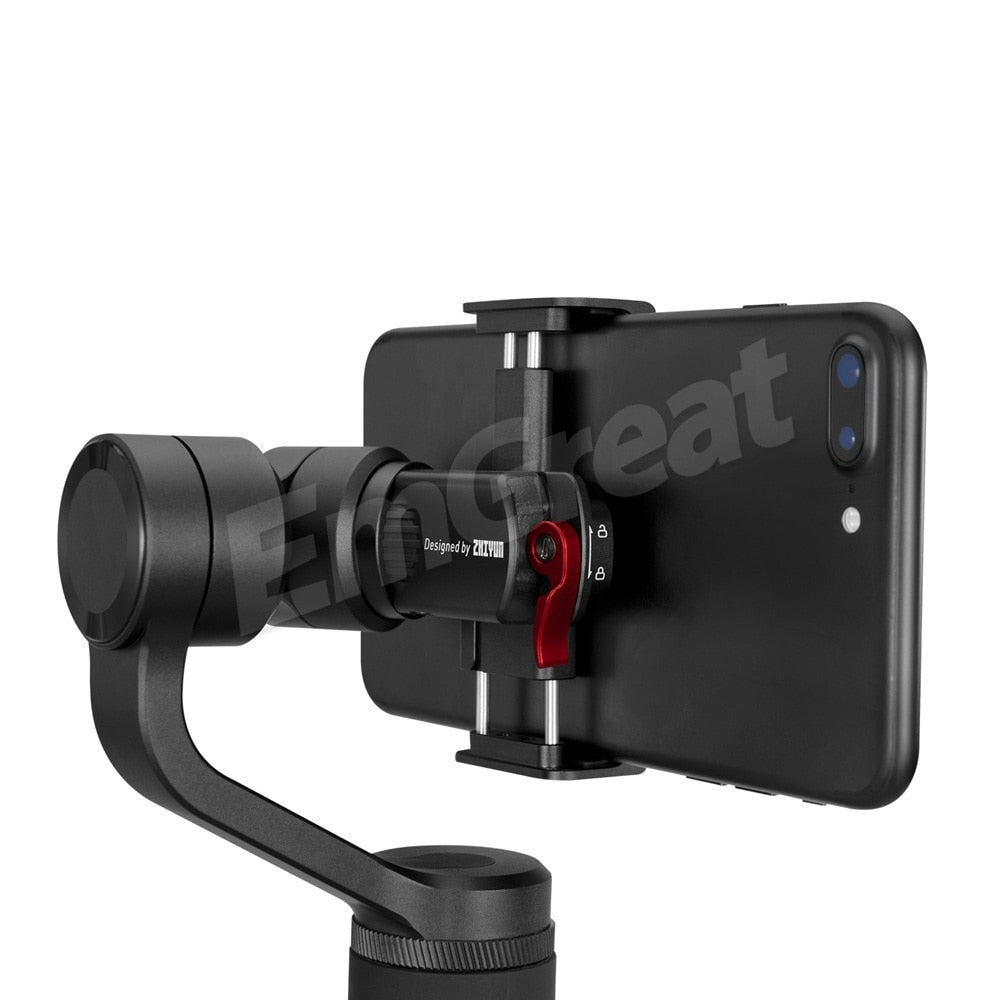 Smooth 4 & Q2 3-Axis Phone Stabilizer  <iPhone-Samsung>