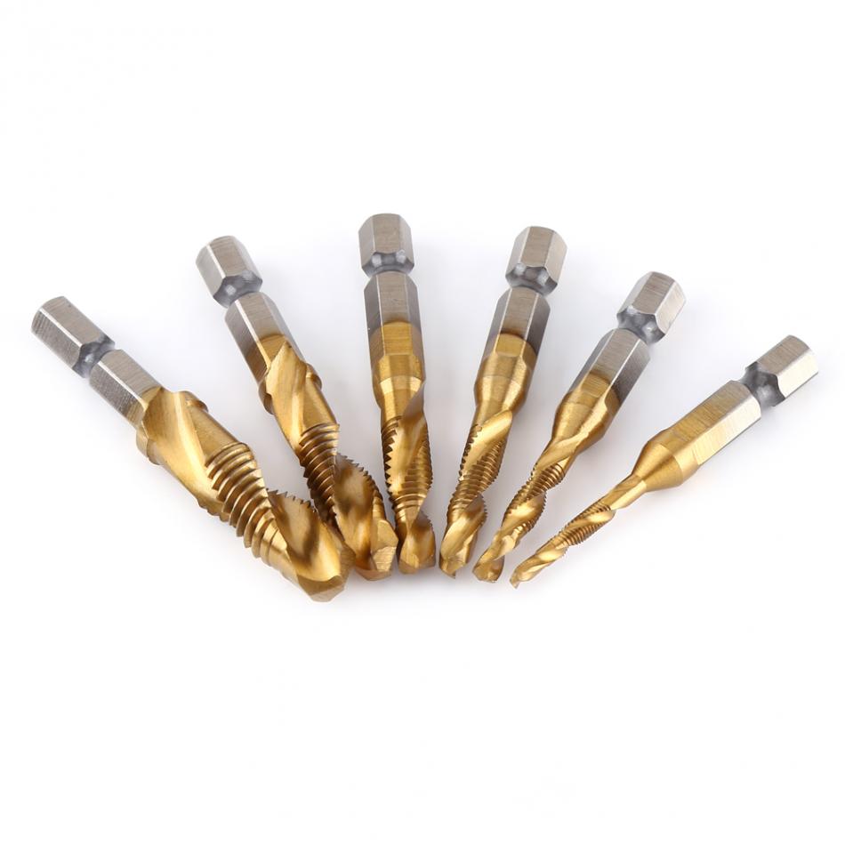 TwistDrill Bit [Set of 6 Pcs] Titanium Coated