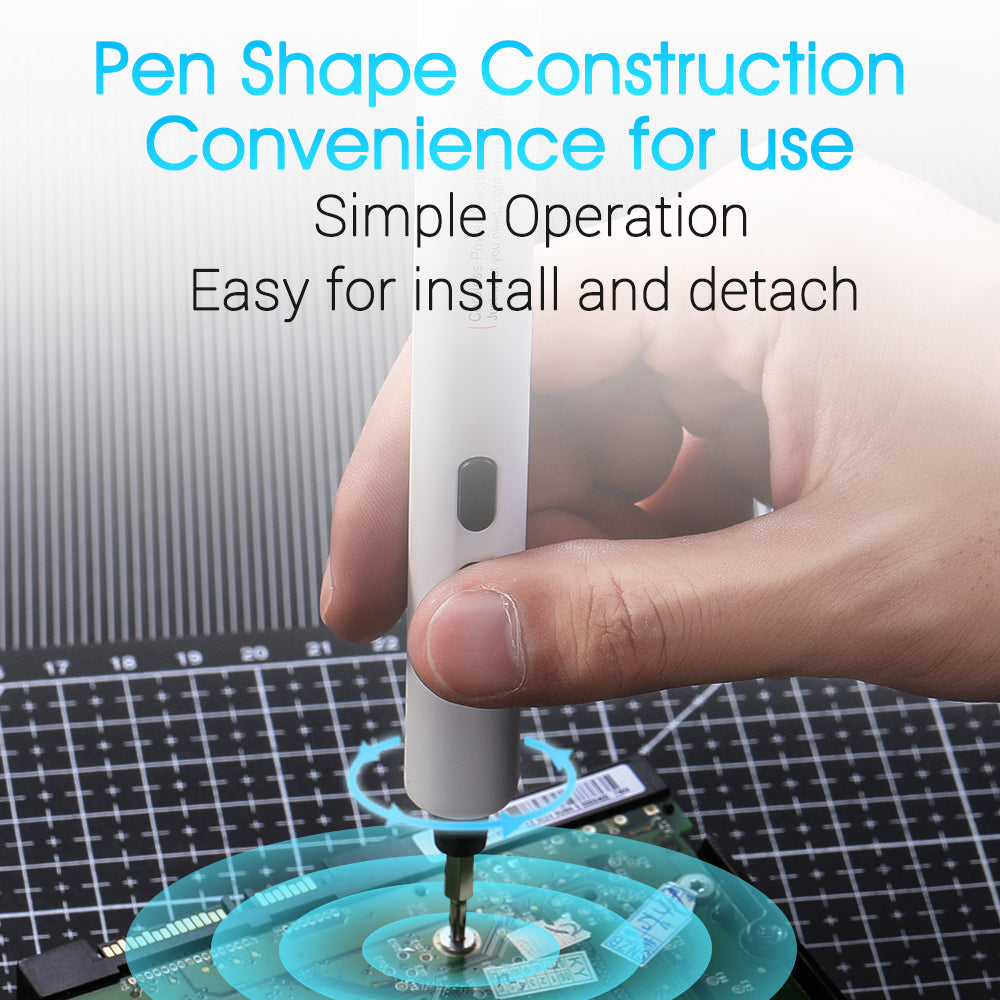 Cordless Electric Screwdriver For Small Devices Repair With Magnetic Bits