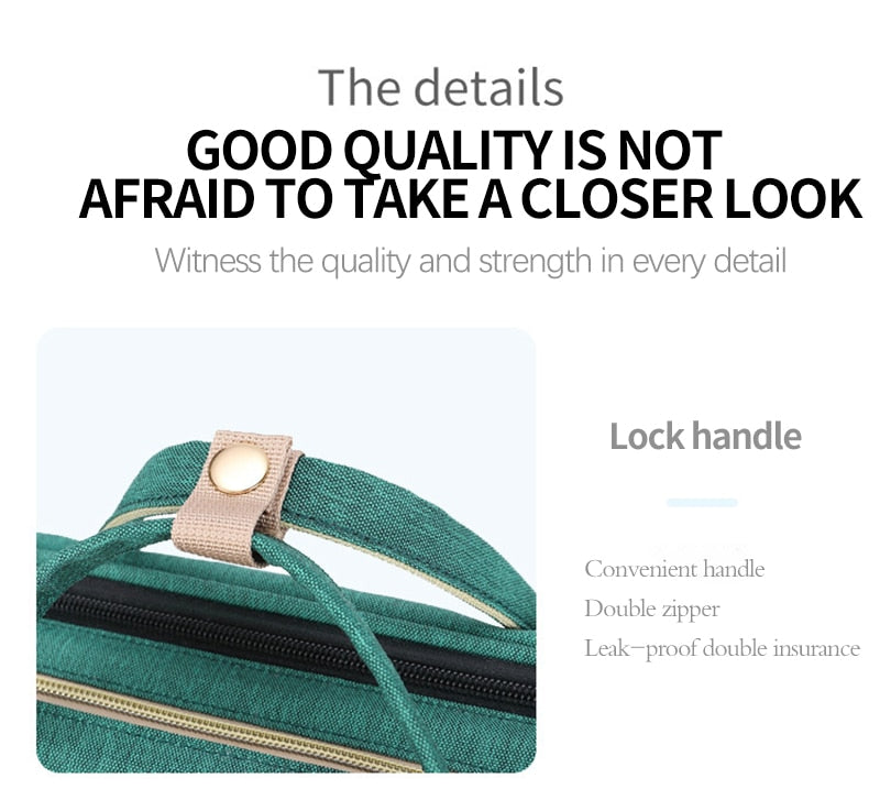 Amazing! 2 in 1 Diaper Bag&Bed For Newborn Large Capacity